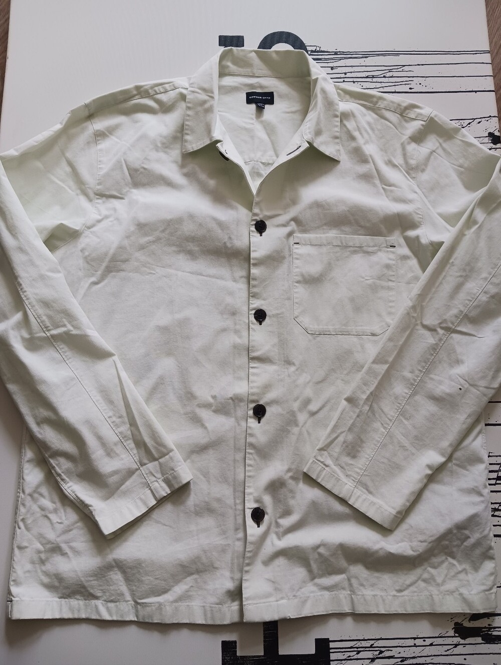 Club Monaco Light "Lime" Button-Up Shirt Jacket, Lightweight, Size XL